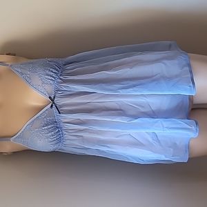 Vintage Victoria secret blue elegant lingerie top 💙